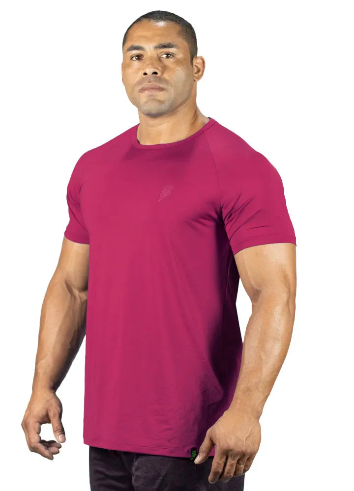 CAMISA DRY FIT  BORDO