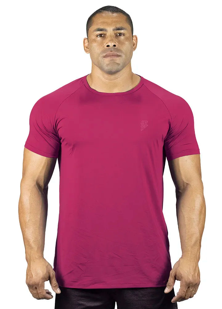 CAMISA DRY FIT  BORDO