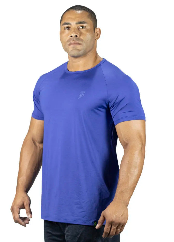 CAMISA DRY FIT AZUL