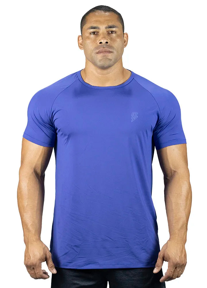 CAMISA DRY FIT AZUL