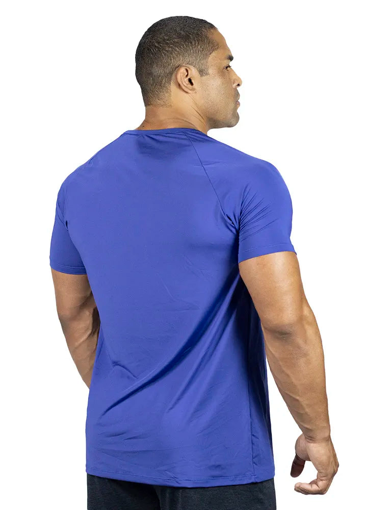 CAMISA DRY FIT AZUL