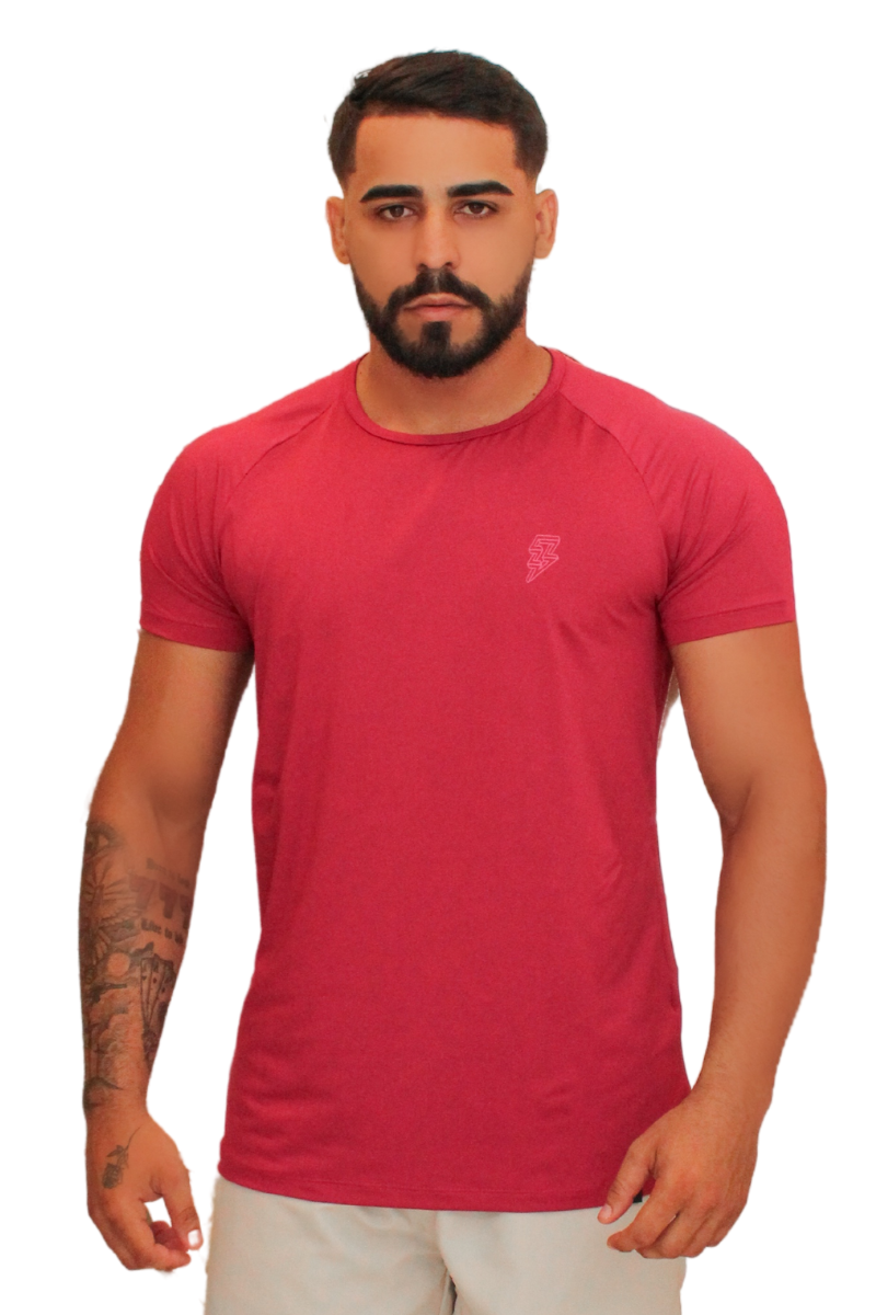 CAMISETA CROWN DRY FIT BORDÔ