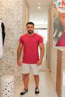 CAMISETA CROWN DRY FIT BORDÔ