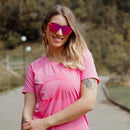 ÓCULOS DE SOL TULUM PRETO-LENTE ROSA