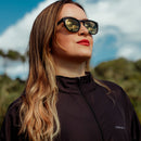 ÓCULOS LUPPA PRETO FOSCO - LENTE VERDE