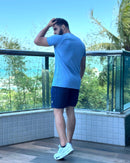 BERMUDA CROWN TRAINING TACTEL AZUL MARINHO